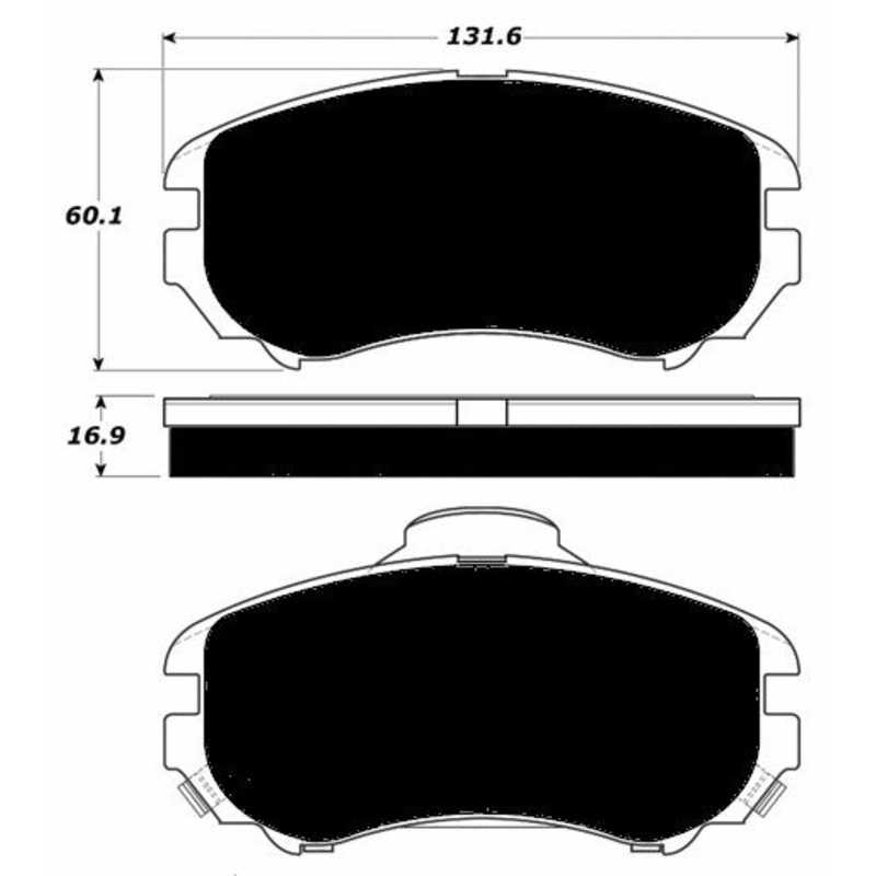 Porterfield Brake Pads for 2010 KIA SOUL