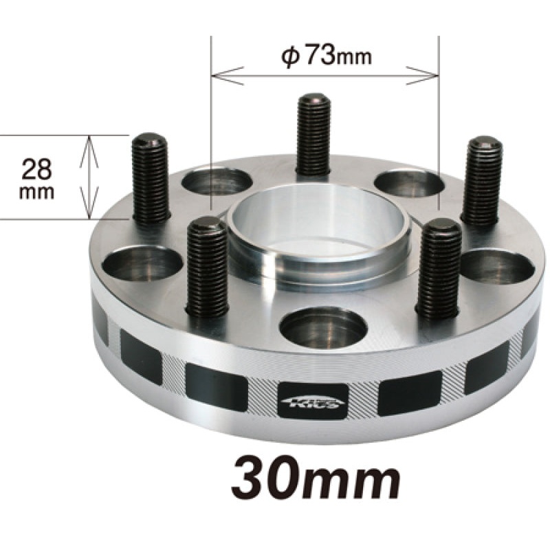 Project Kics 30mm Thick 12×1.25 5-139.7 4WD Wide Tread Spacers