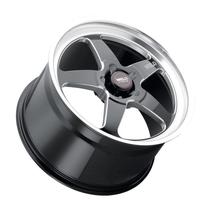 Weld S155 20×5 Ventura Drag 5×115 ET-33 BS1.5 Gloss BLK MIL DIA 78.1