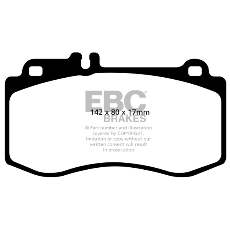 EBC 10+ Mercedes-Benz E350 3.5 AMG Sport Package Yellowstuff Front Brake Pads