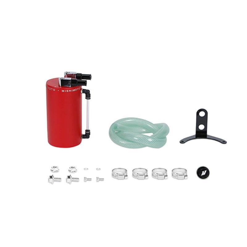Mishimoto Large Aluminum Oil Catch Can – Wrinkle Red