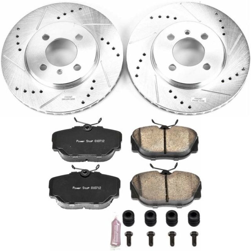 PowerStop Power Stop 91-92 BMW 318i Front Z23 Evolution Sport Brake Kit