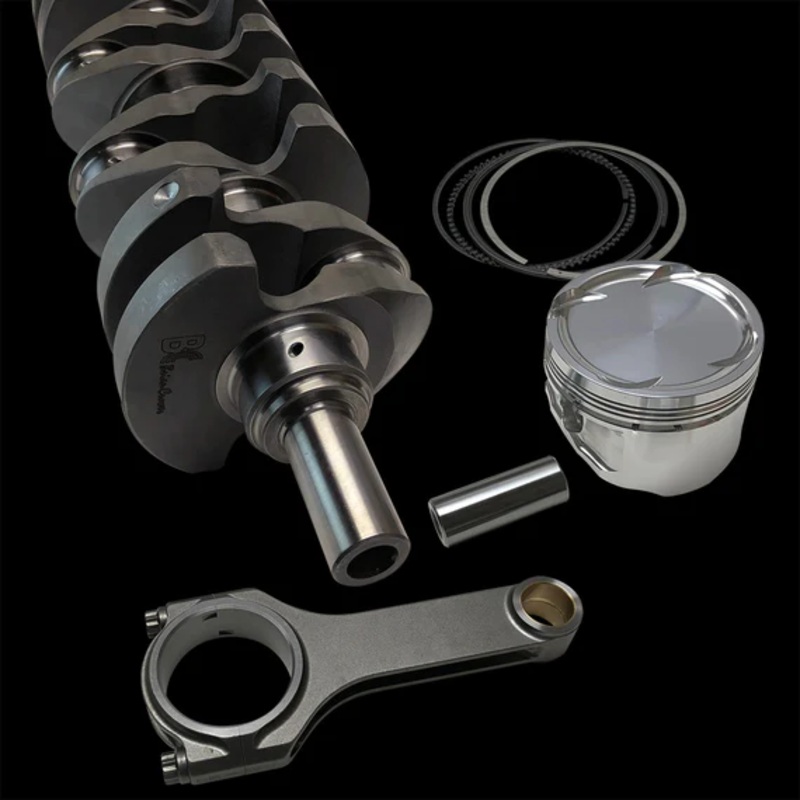Brian Crower (BC) STROKER KIT – Honda B16A/B17A, 84.5mm Billet Crank, ProH2K Rods (5.290″), Custom Pistons