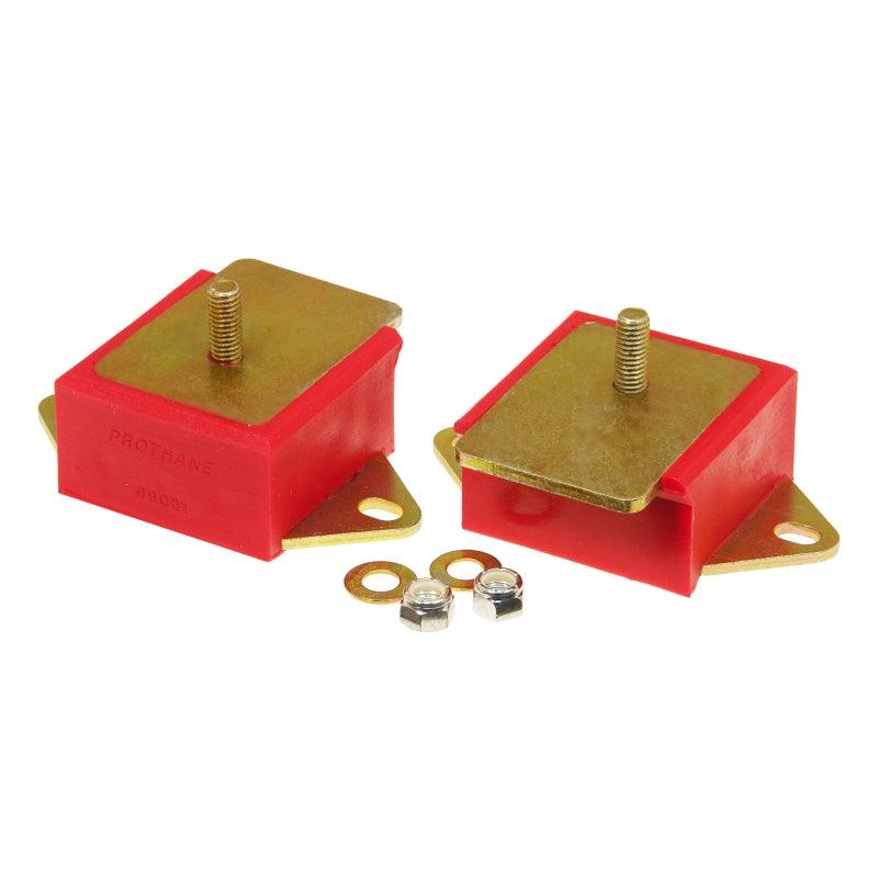 Prothane 72-86 Jeep CJ 6cyl Motor Mounts – Red