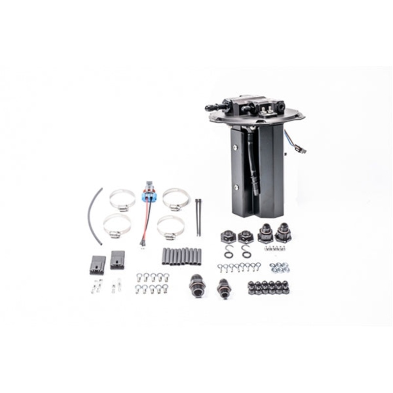Radium Single Pump Fuel Hanger Includes AEM 50-1220 Fuel Pump Mitsubishi EVO X 2008+ | 20-0643-21