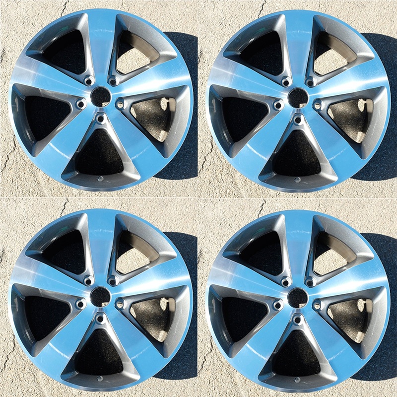 20″ SET OF 4 New Wheels For 2014 2015 2016 Jeep Grand Cherokee POLISHED GRAY OEM Quality Replacement RIM