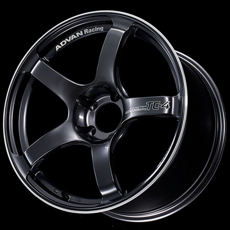 Advan TC4 15×8.0 +35 4-100 Racing Gunmetallic Wheel With Ring