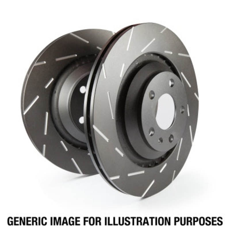 EBC Brakes Front Slotted Rotors | 2015-2021 Subaru WRX (USR7337)