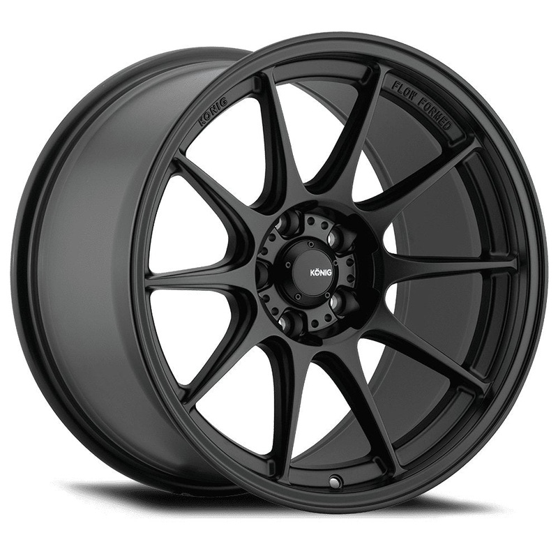 Konig 18″ Dekagram 5X112 Wheel – SemiWheel -Matte Black
