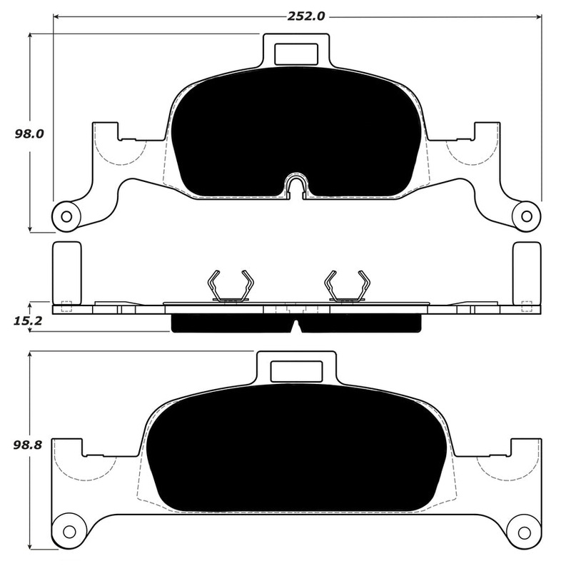 Porterfield Brake Pads for 2018 AUDI A4 – 318mm Front Disc