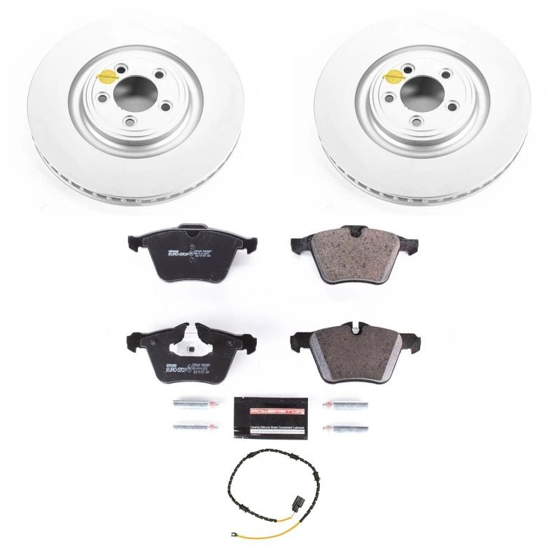 PowerStop Power Stop 2018 Jaguar XJ Front Euro-Stop Brake Kit