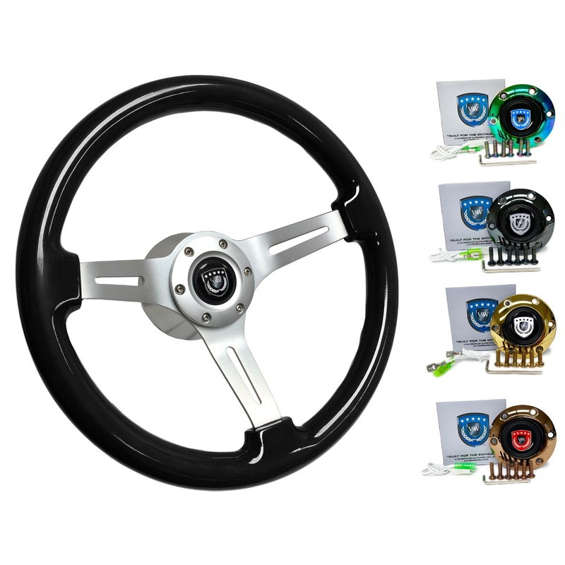 2000-04 Toyota Avalon Steering Wheel Kit | Black Ash Wood | ST3074