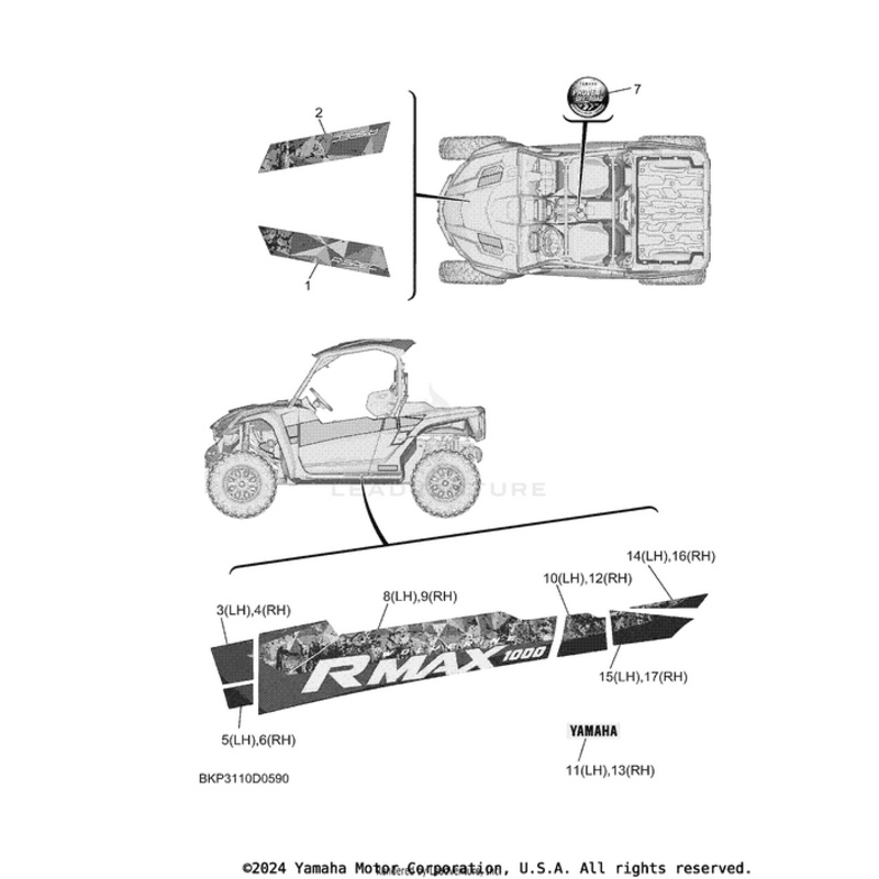 Graphic 3 (LH) by Yamaha