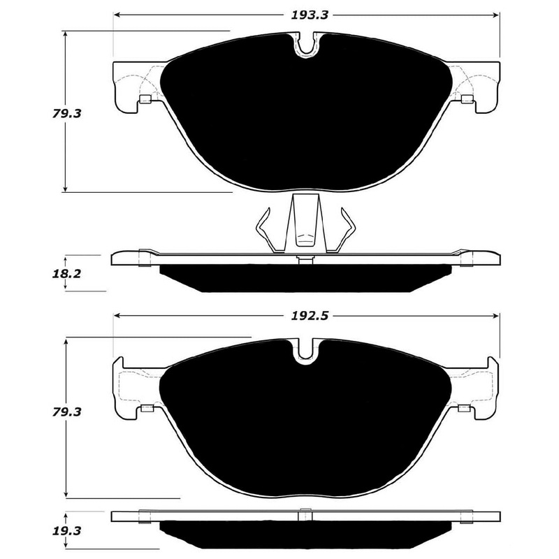 Porterfield Brake Pads for 2011 BMW 535i GT xDrive