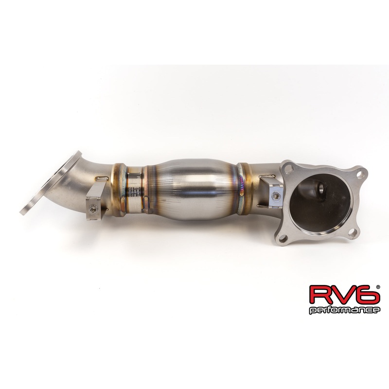 RV6 Performance 2017+ Civic Type R FK8 High Temp Catted Downpipe