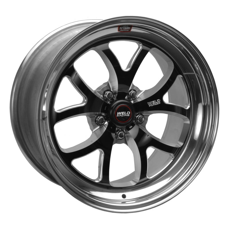Weld S76 18×10 / 5×4.5 BP / 6.6in. BS Black Wheel (High Pad) – Non-Beadlock