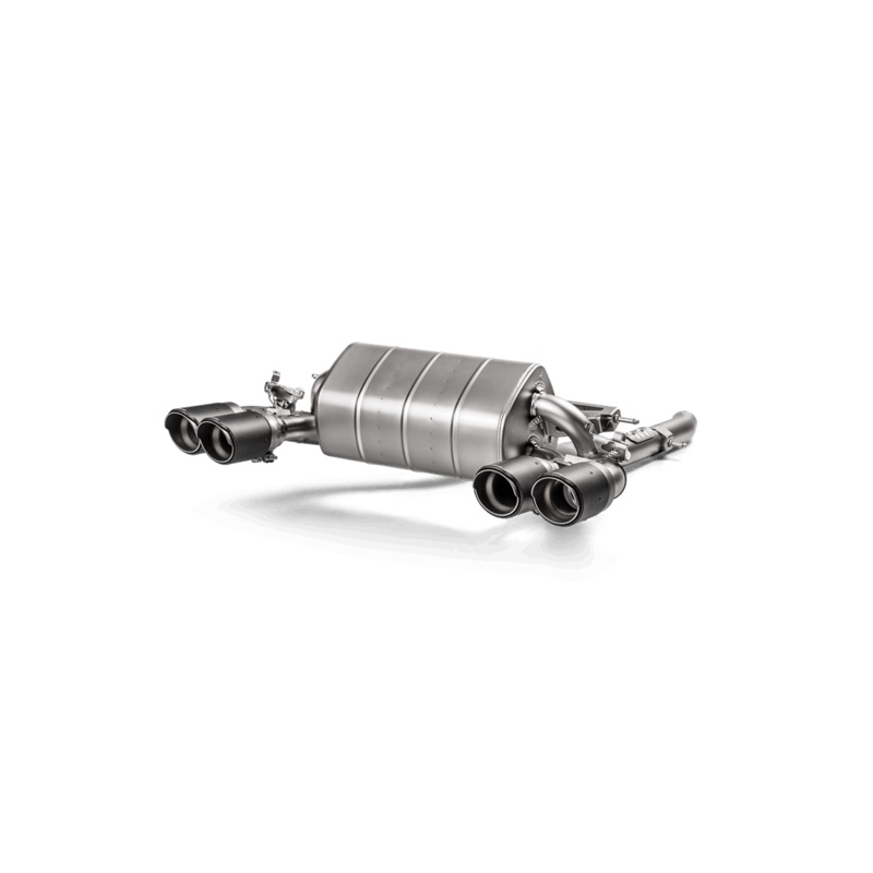 Akrapovic 2018+ BMW M2 Competition F87N (Excl 16-17 M2) Slip-On Line (Titanium) w/Carbon Fiber Tips