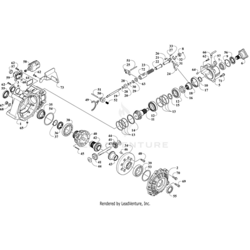 Output Gear – Differential – 14T B by Arctic Cat