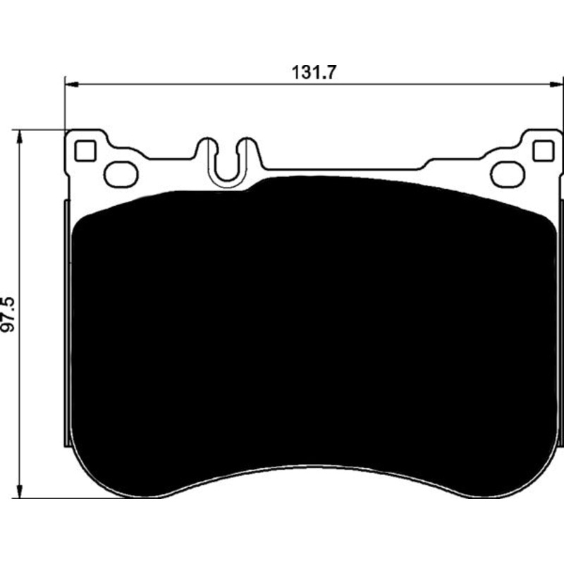Porterfield Brake Pads for 2017 MERCEDES-BENZ S550