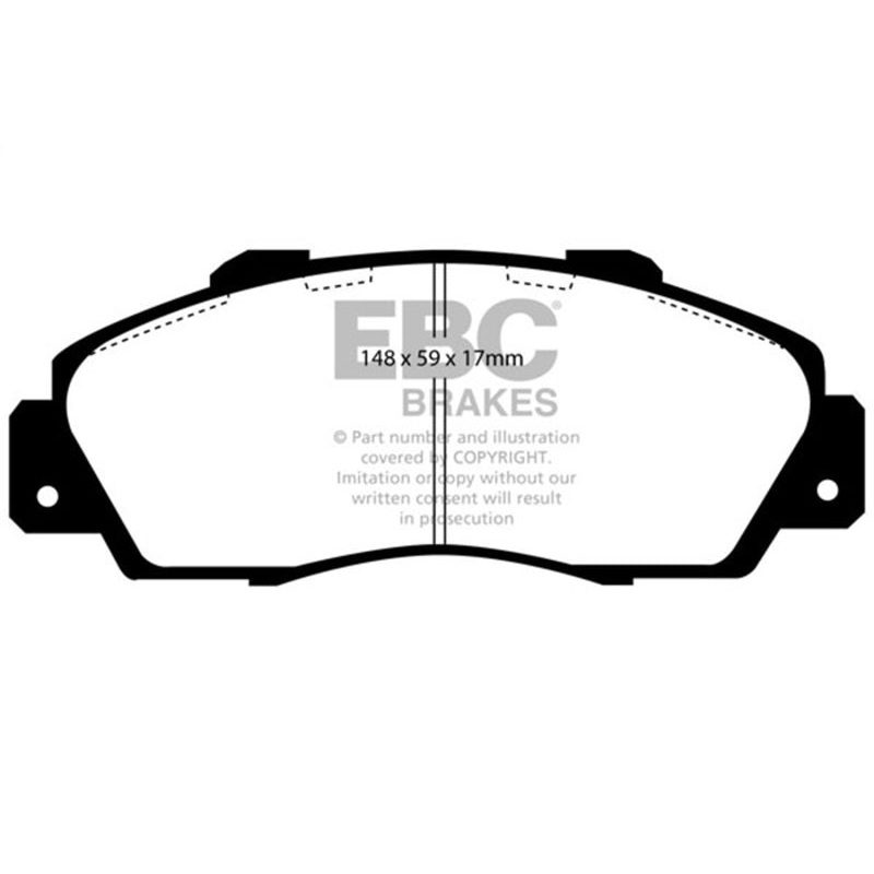 EBC 97 Acura CL 3.0 Yellowstuff Front Brake Pads