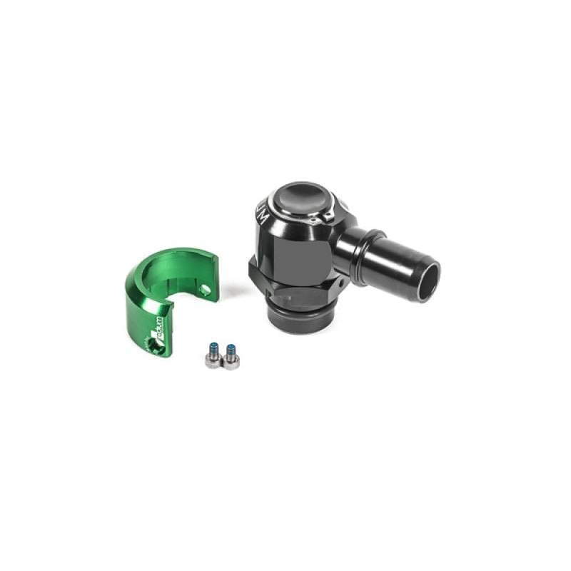 Radium Engineering v2 Quick Connect 19mm Male To 16mm SAE Male 90 Degree