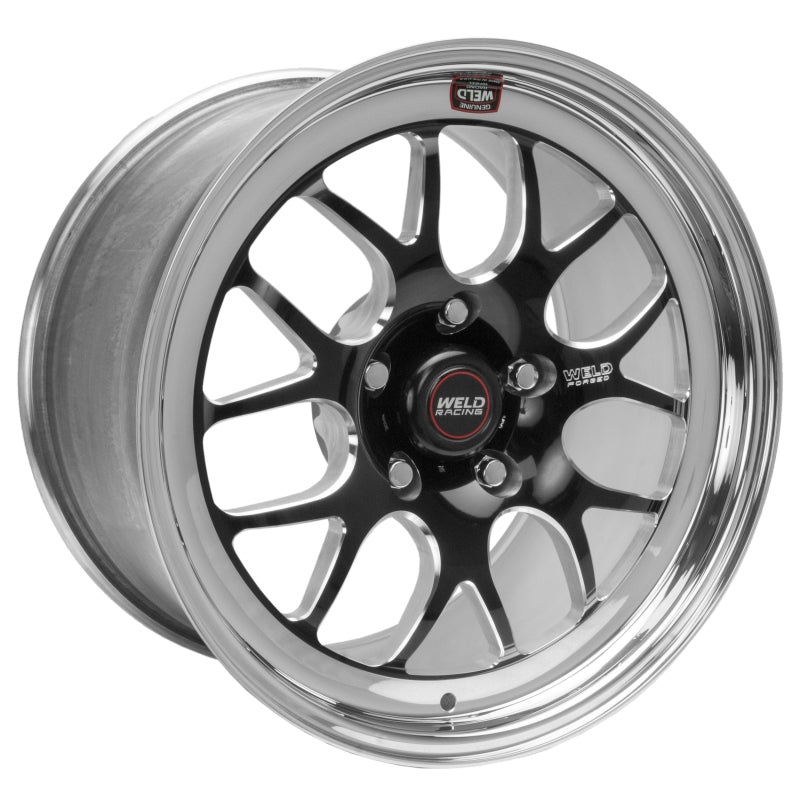 Weld S77 17×9 / 5x115mm BP / 6.2in. BS Black Wheel (High Pad) – Non-Beadlock