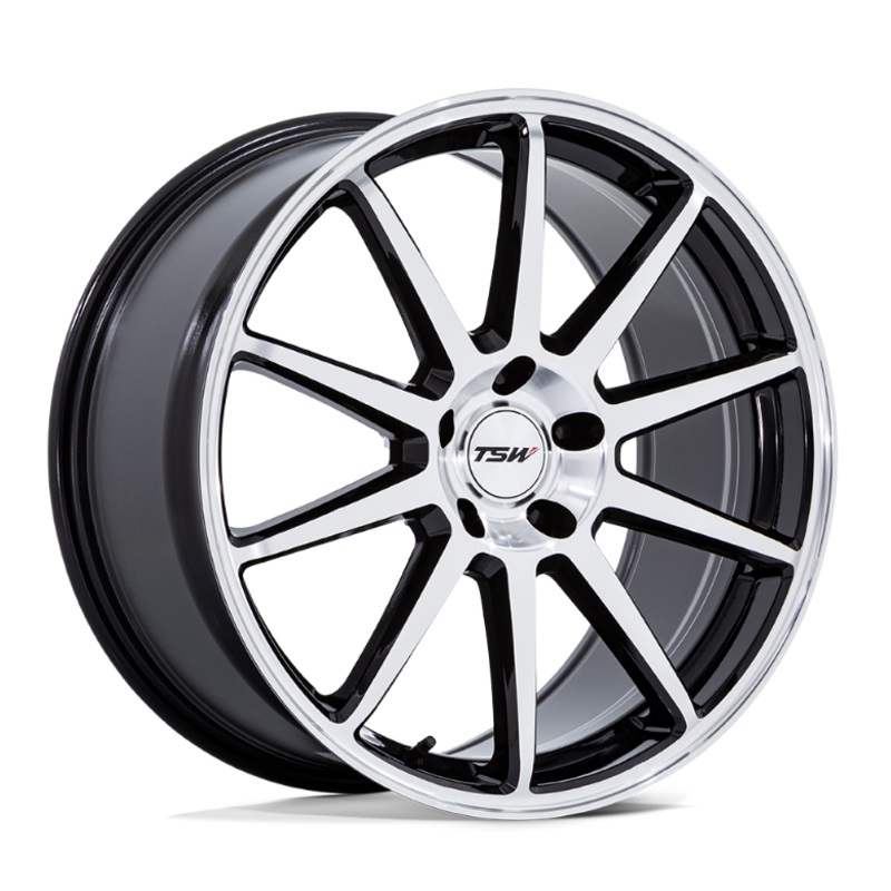 20×9.0 TSW Canard Gloss Black w/Machined Face