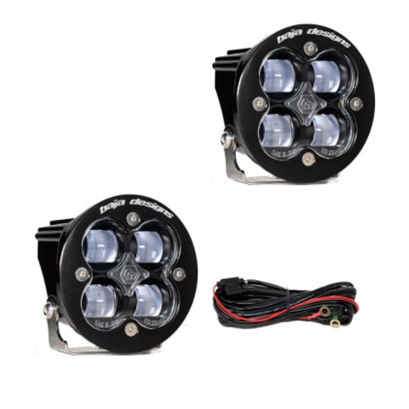 Baja Designs Squadron R SAE LED Spot Light – Clear – Pair