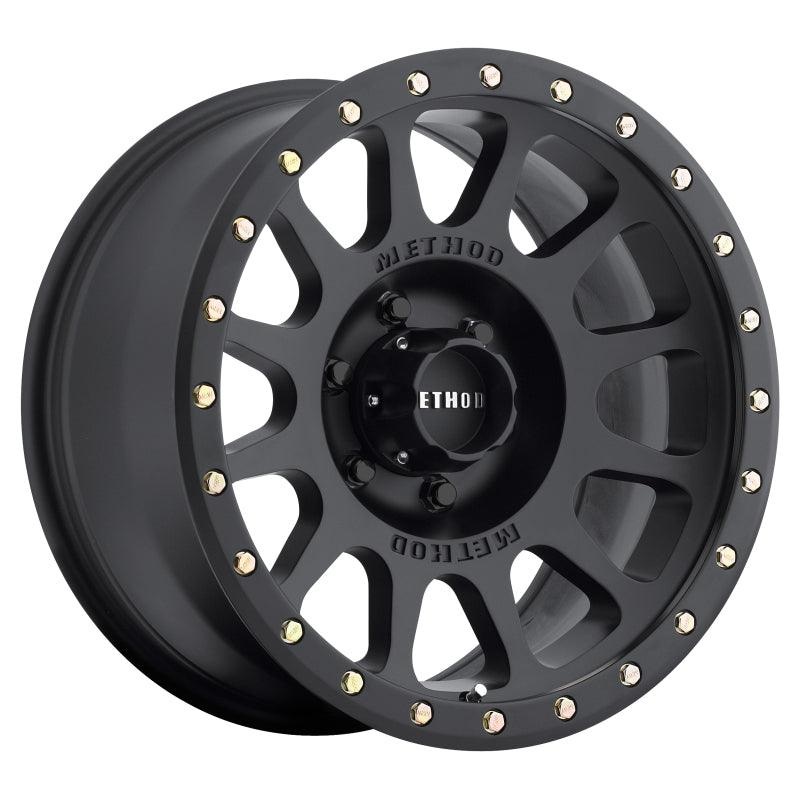 Method MR305 NV 18×9 +18mm Offset 6×135 94mm CB Matte Black Wheel