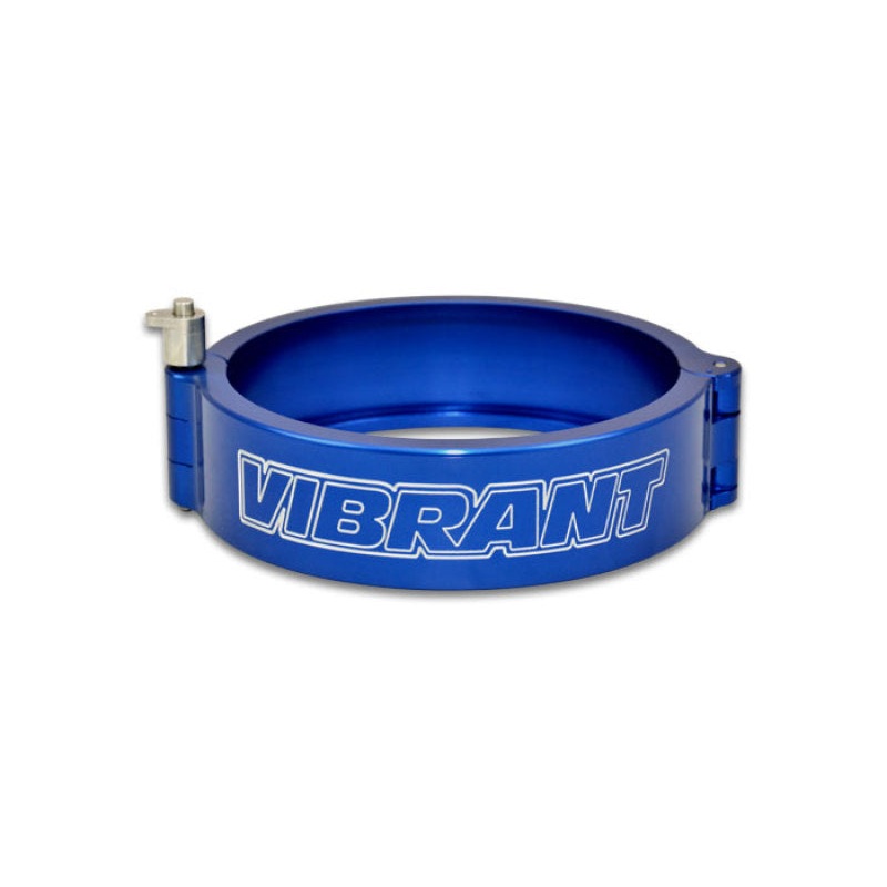 Vibrant 4in HD Quick Release Clamp w/Pin – Anodized Blue