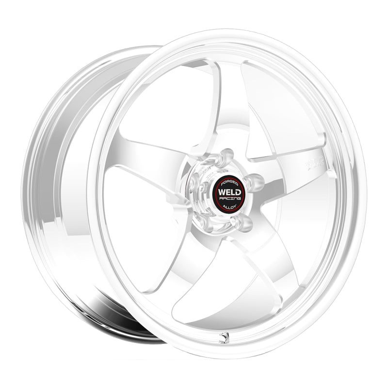 Weld S71 20×15.5 / 5×4.5 BP / 5.8in. BS Polished Wheel (High Pad) – Non-Beadlock