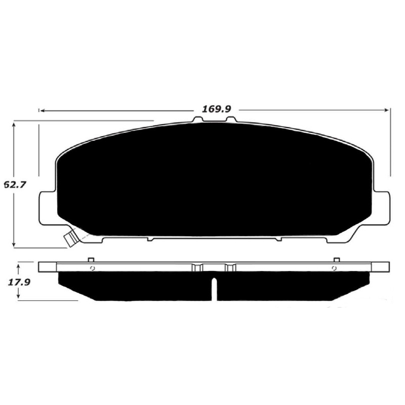 Porterfield Brake Pads for 2013 INFINITI QX56