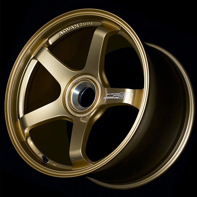 Advan GT Wheel for Porsche – 19×10.0 +40 | 5×130 | Racing Brass Gold