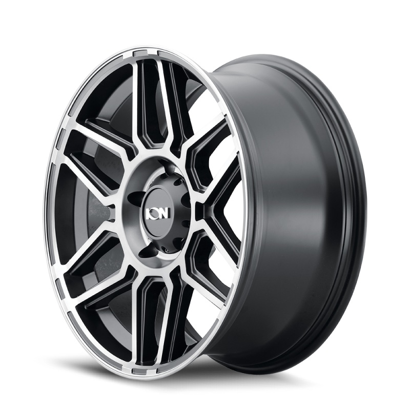 ION Type 146 17×9 / 8×170 BP / 0mm Offset / 125.2mm Hub Matte Black W/Machined Dart Tint Wheel