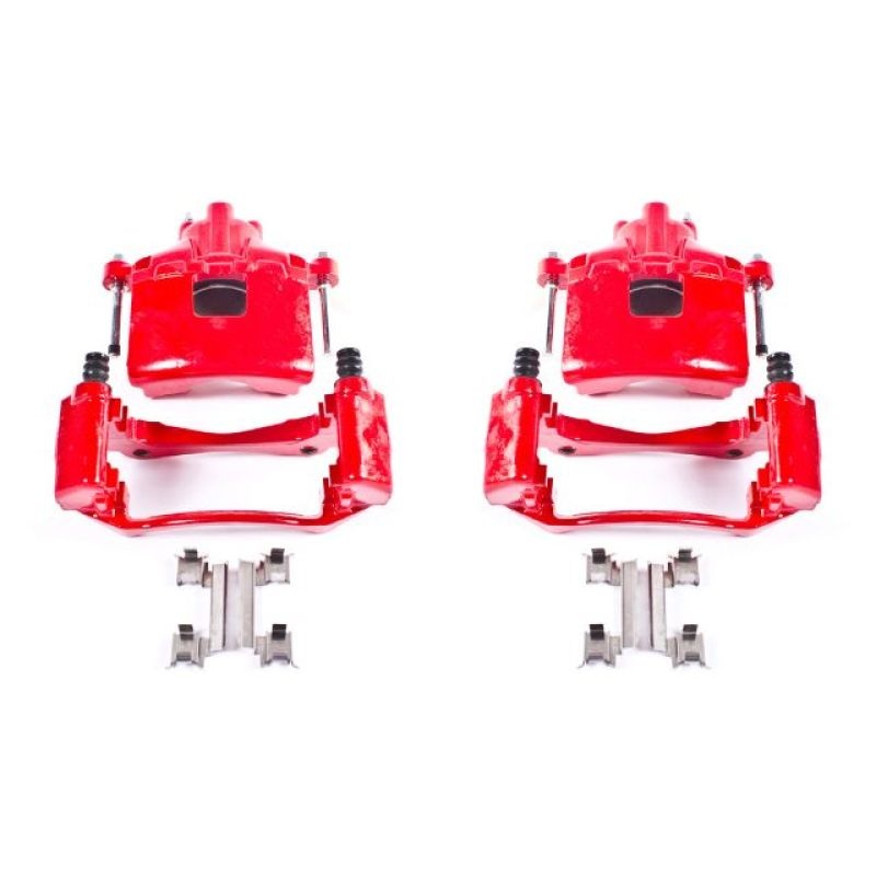 Power Stop 05-09 Buick Allure Front Red Calipers w/Brackets – Pair