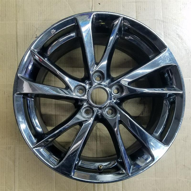 17″ INFINITI Q50 14-15 17×7.5 alloy 5 V spoke alternating spoke width chrome Original OEM Wheel Rim