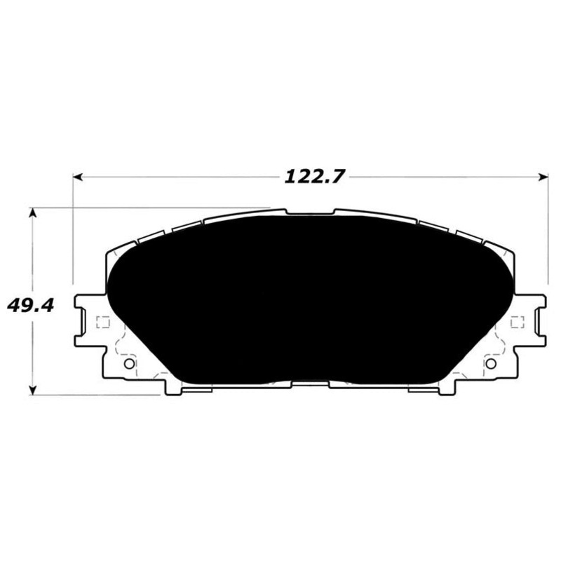 Porterfield Brake Pads for 2012 TOYOTA PRIUS