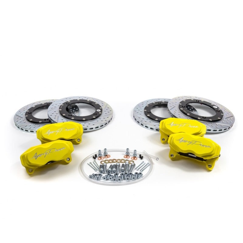 Agency Power 17-20 Can-Am Maverick X3 Big Brake Kit – Canary Yellow w/White Logo