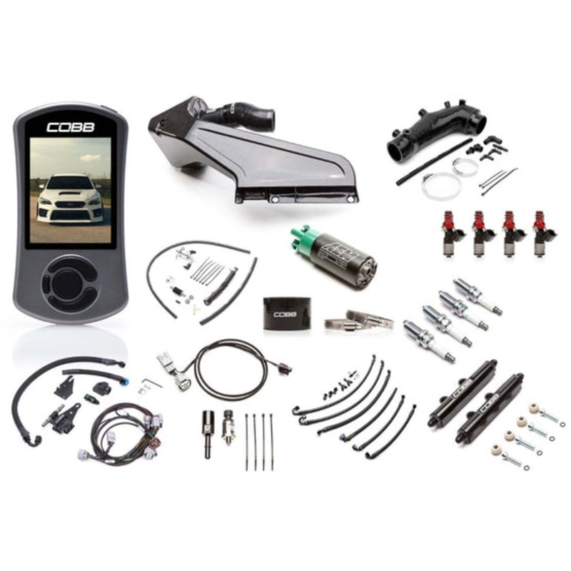 COBB 15-21 STI NexGen Stage 2 + Flex Fuel Power Package w/ Redline Carbon Fiber Intake | SUB004NG2S2FF-RED