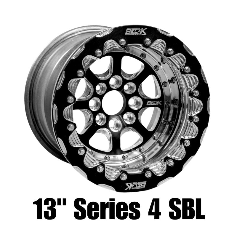 Belak 13×10 / 5in BS / 5×114.3 BP / High Pad / Series 4 Wheel- Double Beadlock | Small Brake Kit Req