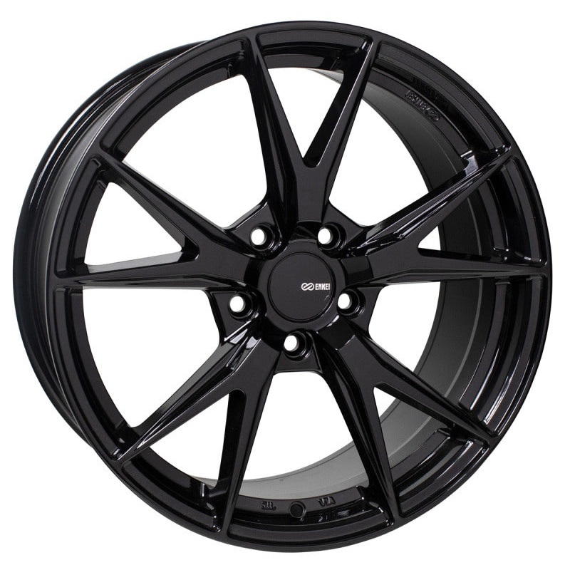 Enkei Phoenix 18×8 45mm Offset 5×114.3 72.6mm Bore Gloss Black Wheel