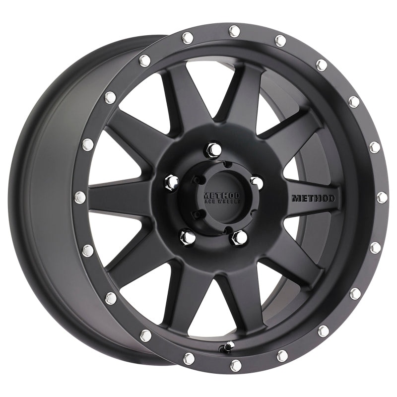 Method MR301 The Standard 15×7 -6mm Offset 5×4.5 83mm CB Matte Black Wheel