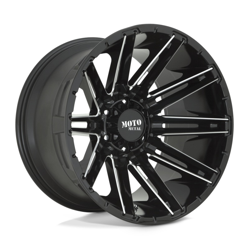 Moto Metal Wheels MO998 Kraken 22″ 8×180 Gloss Black Milled