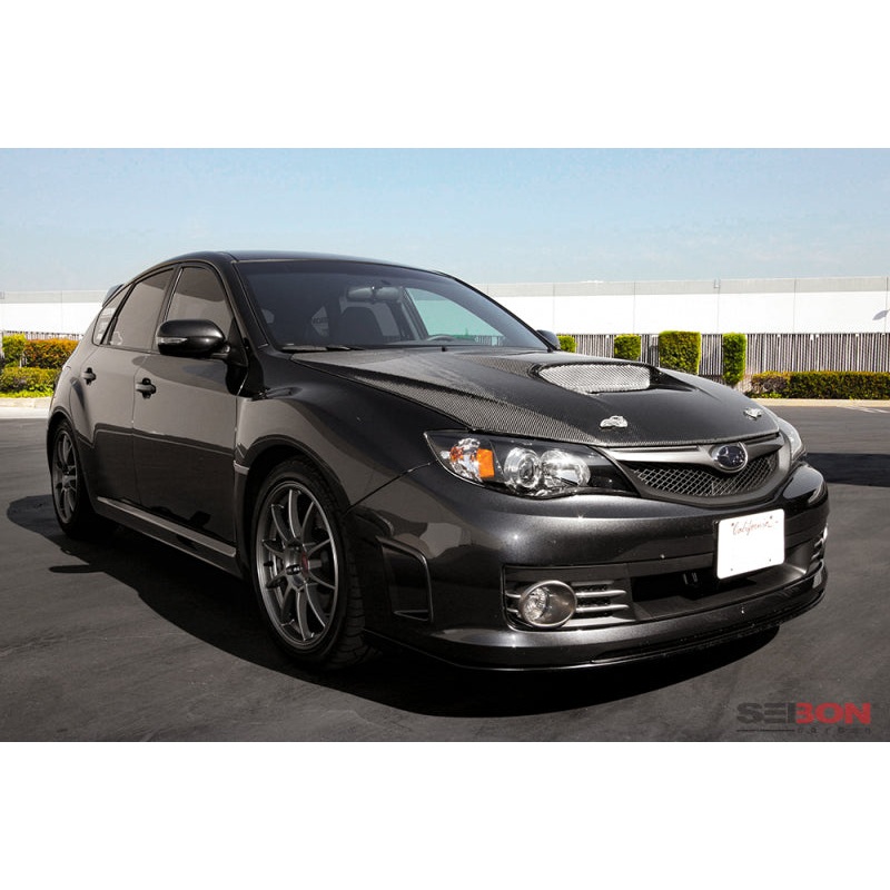 SEIBON OEM-Style Carbon Fiber Hood – 08-10 Subaru Impreza WRX/STI