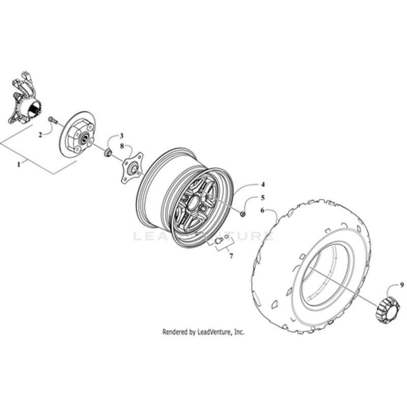 Tire Ktw 27X11X14 Rear by Arctic Cat