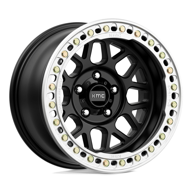 KMC Wheels KM235 Grenade Crawl Beadlock 18″ 6×139.7 Satin Black