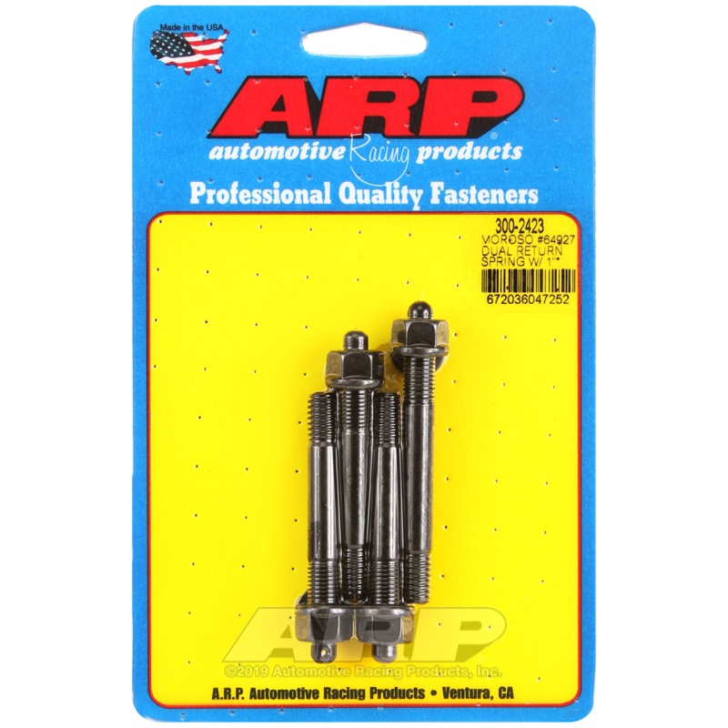 ARP Moroso 64927 Dual Return Spring w/ 1in Spacer Plate pro Series Carb Stud Kit