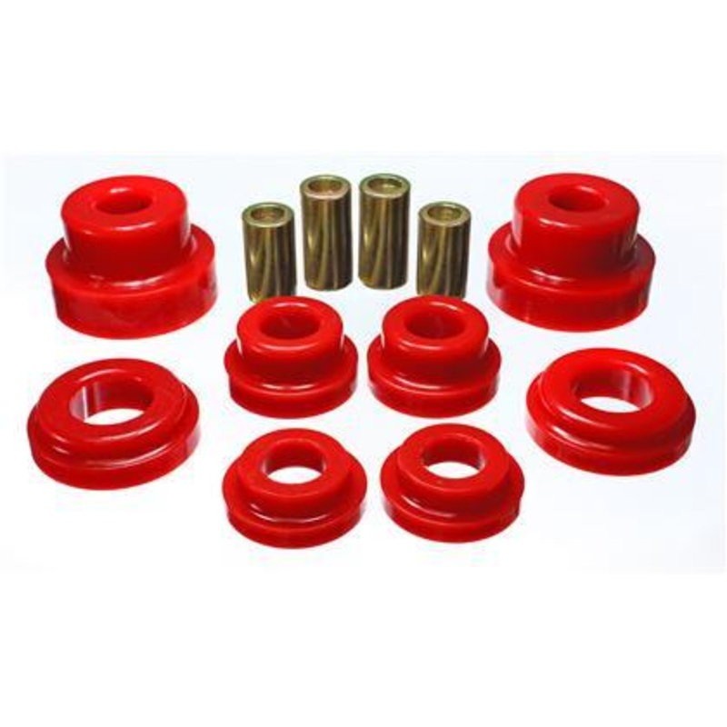 Energy Suspension Red Rear Sub-Frame Mount Replacement Bushing Set (10-13 Chevy Camaro) 3.4169R