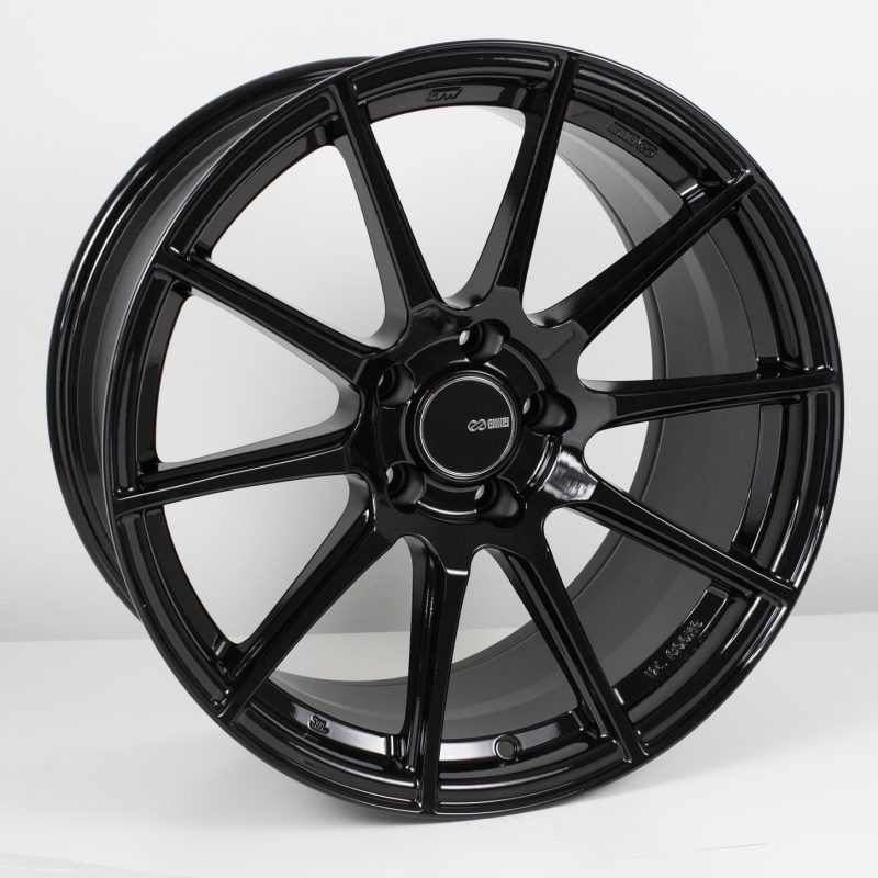 Enkei TS10 17×9 5×100 45mm Offset 72.6mm Bore Black Wheel *Min Order Qty 40*