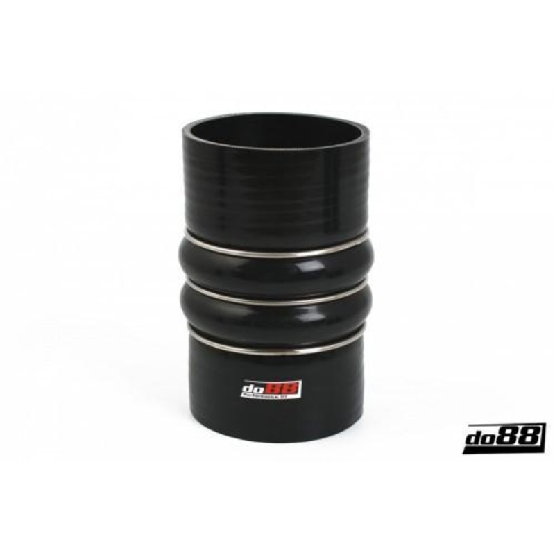 Silicone Hose Black 2-Humps 4” (102mm)